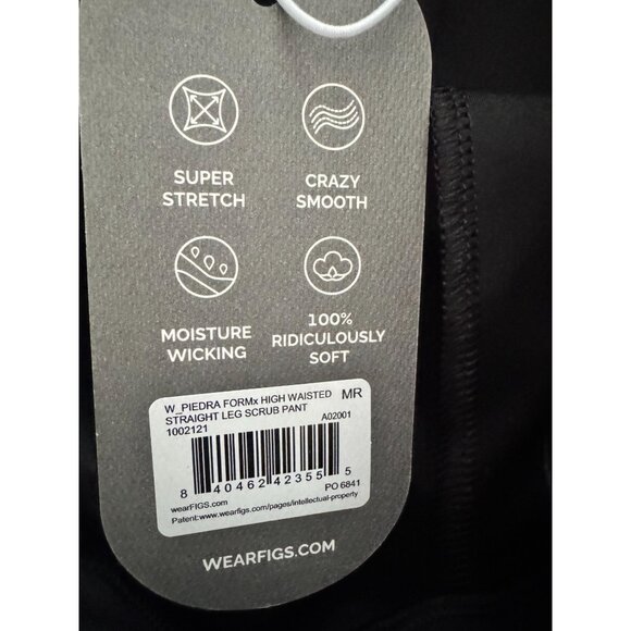 NEW NWT FIGS WOMENS PIEDRA FORMX HIGH WAISTED STRAIGHT LEG SCRUBS PANTS SZ MEDIU - Picture 4 of 5